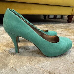 Madden Girl Pump/Heels - Teal Faux Suede - Size 6